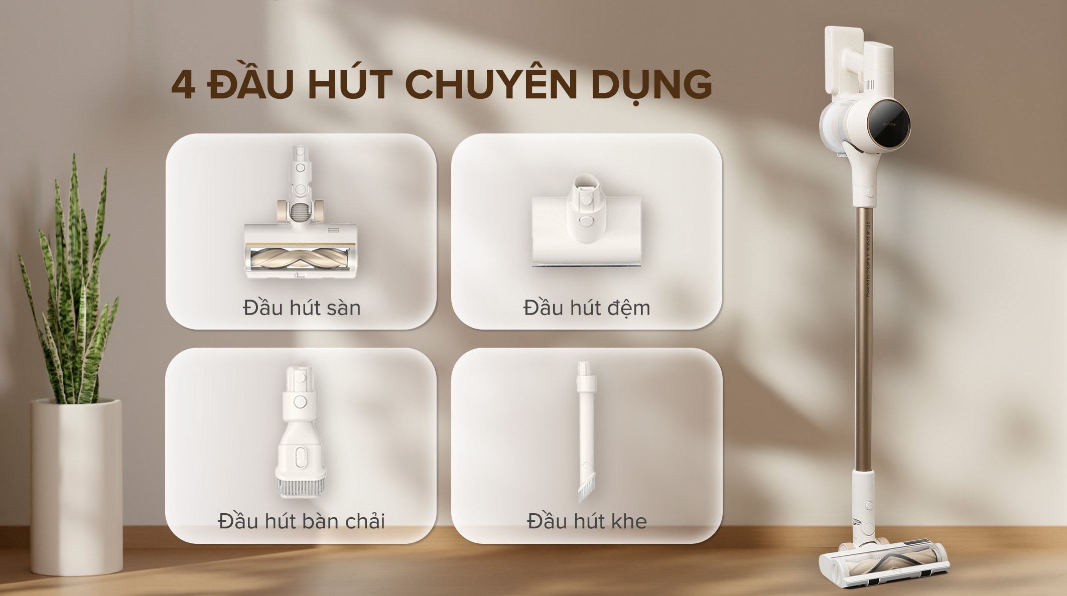 Máy hút bụi cầm tay không dây Dreame R10