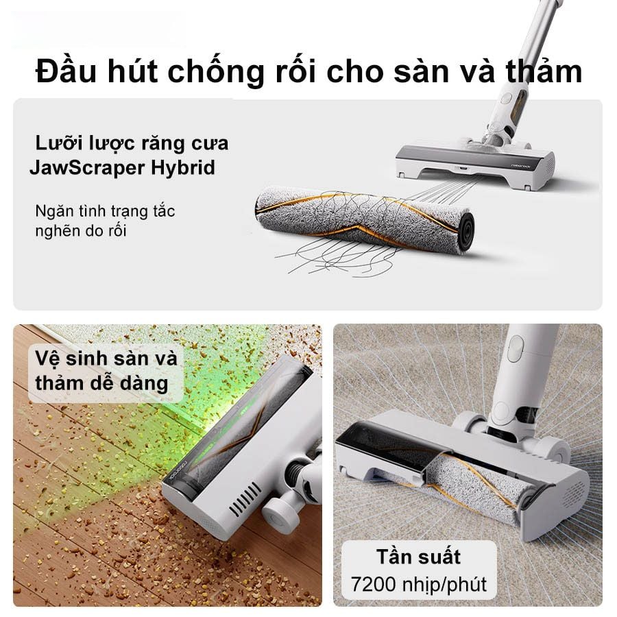 Máy hút bụi cầm tay không dây Roborock H60 Đen