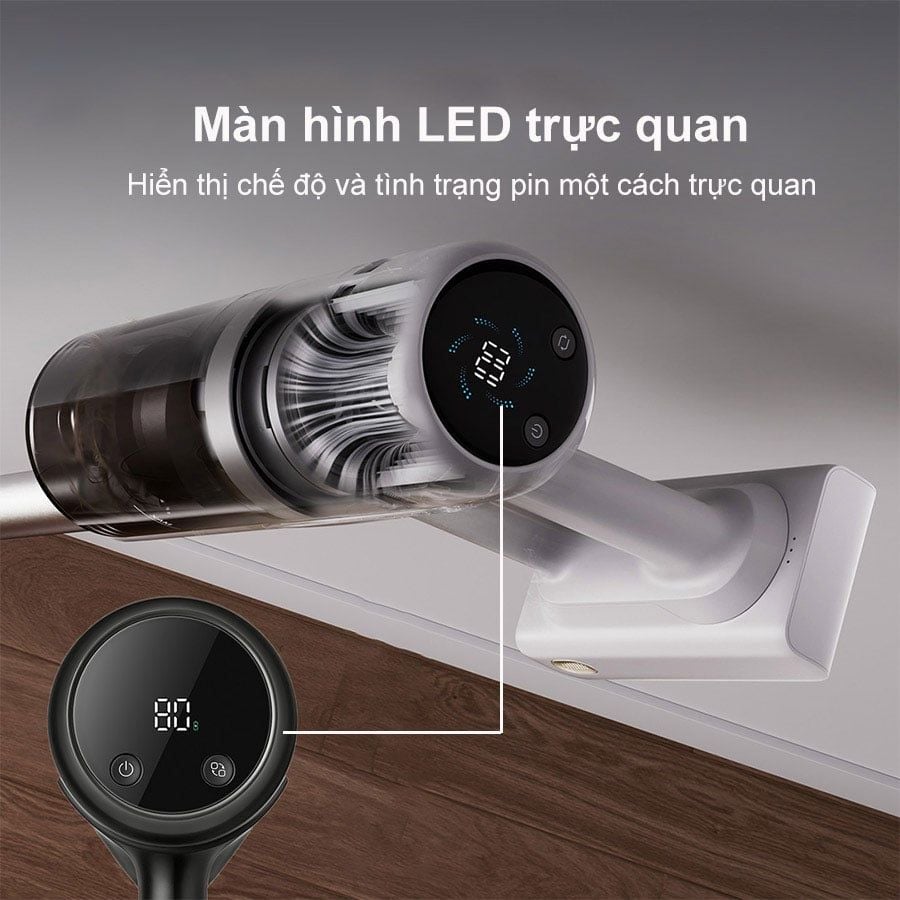 Máy hút bụi cầm tay không dây Roborock H60 Đen