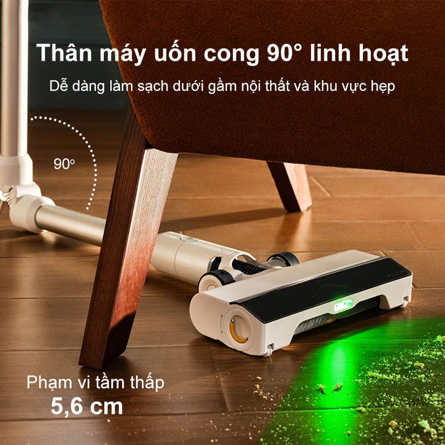 Máy hút bụi cầm tay không dây Roborock H60 Đen