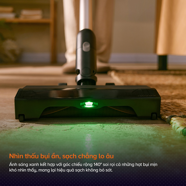 Máy hút bụi cầm tay không dây Roborock H60 Hub Pro Trắng