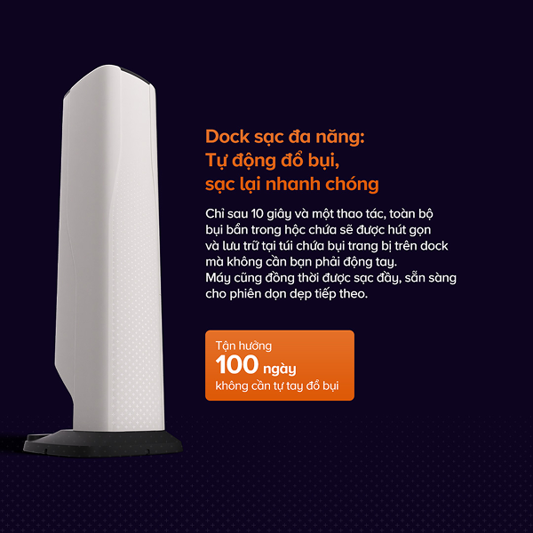 Máy hút bụi cầm tay không dây Roborock H60 Hub Pro Trắng