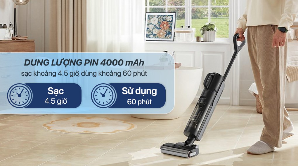 Máy hút bụi cầm tay lau nhà Dreame H12 Dual