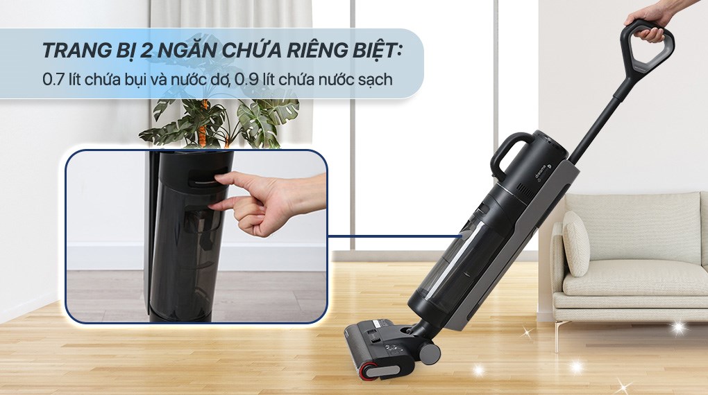 Máy hút bụi cầm tay lau nhà Dreame H12 Dual