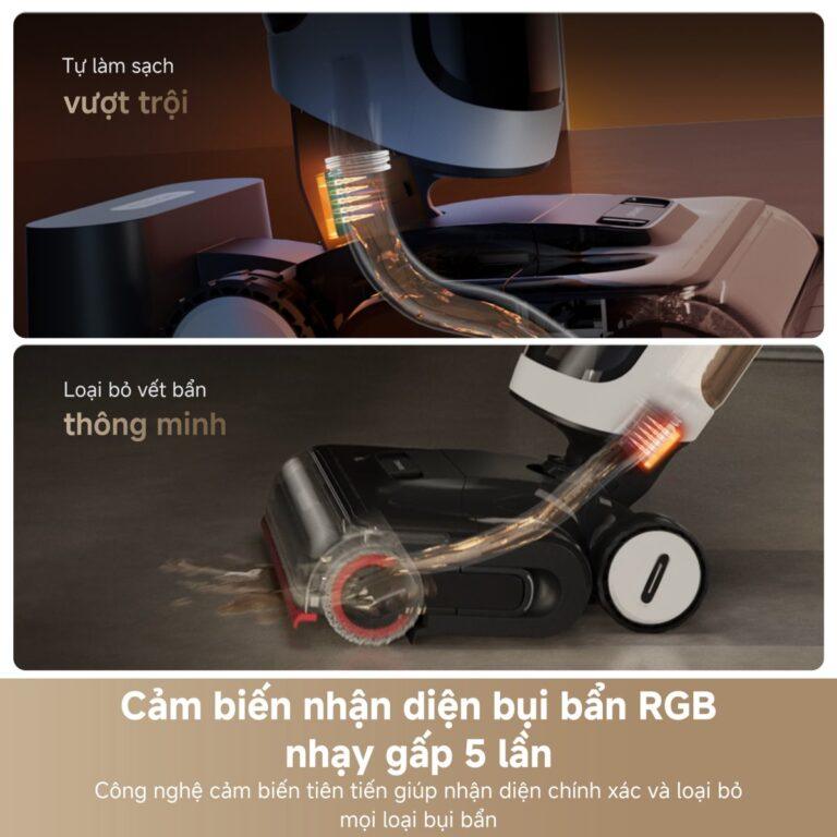 Máy hút bụi cầm tay lau nhà Dreame H15 Pro Heat
