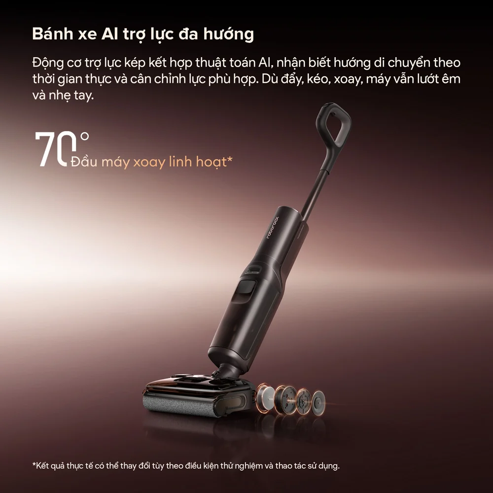 Máy hút bụi cầm tay lau nhà không dây Roborock F25 Pro Turbo