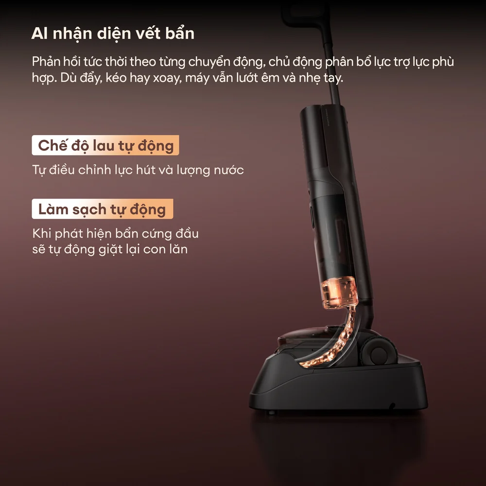 Máy hút bụi cầm tay lau nhà không dây Roborock F25 Pro Turbo