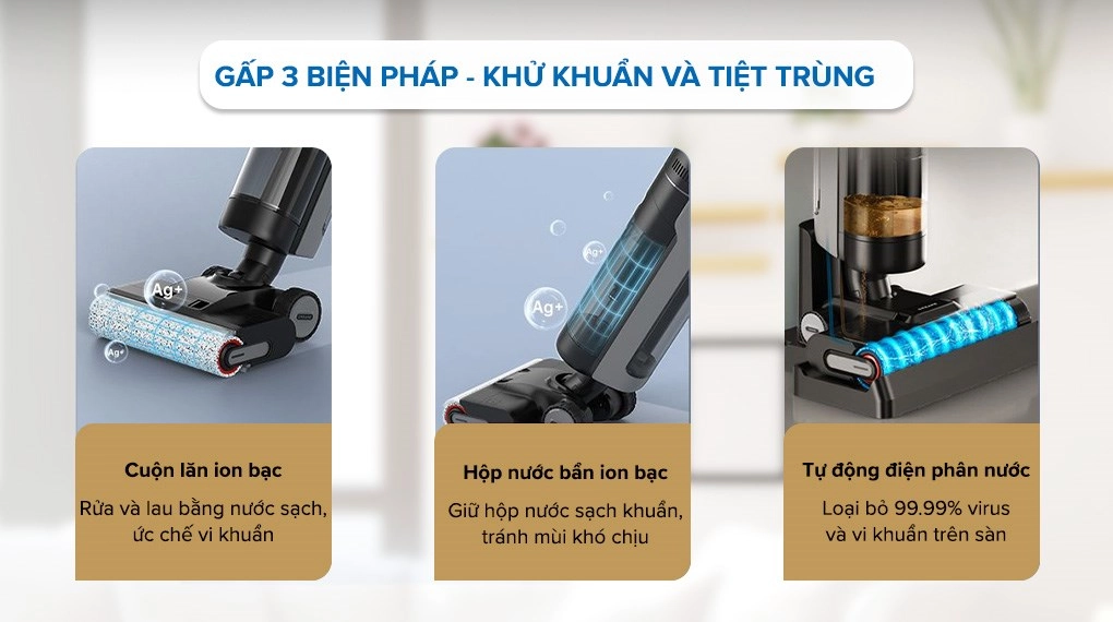 Máy hút bụi cầm tay lau sàn Dreame H13 Pro