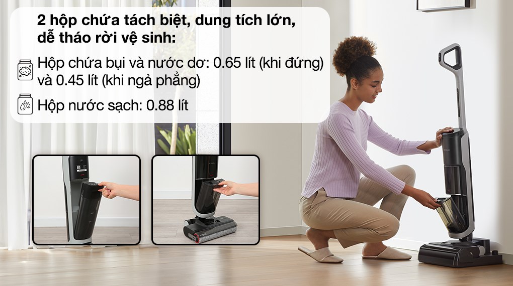 Máy hút bụi cầm tay lau sàn Dreame H14