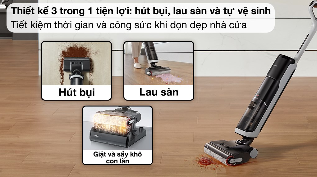 Máy hút bụi cầm tay lau sàn Dreame H14