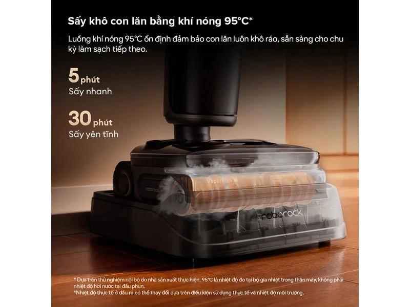 Máy Hút Bụi Lau Nhà Roborock F25 Pro Steam Gen 2 Combo