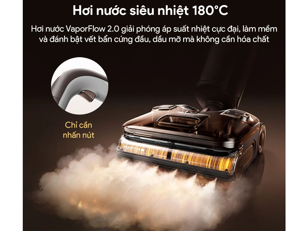 Máy Hút Bụi Lau Nhà Roborock F25 Ultra Steam Gen 2