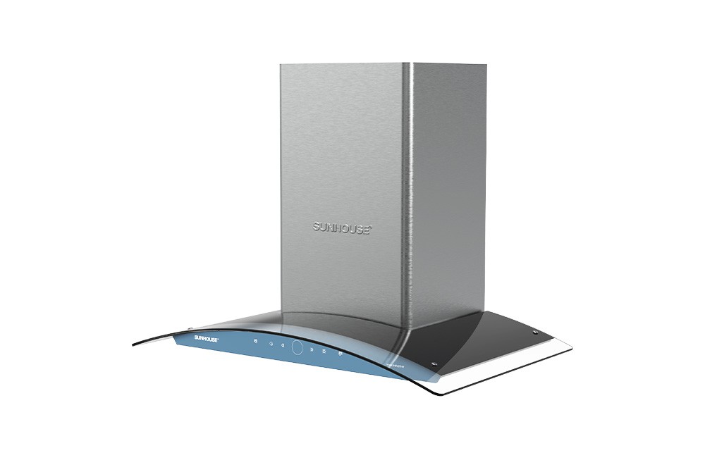 Máy hút mùi kính cong 70cm Sunhouse SHB72072-MT-Cảm ứng