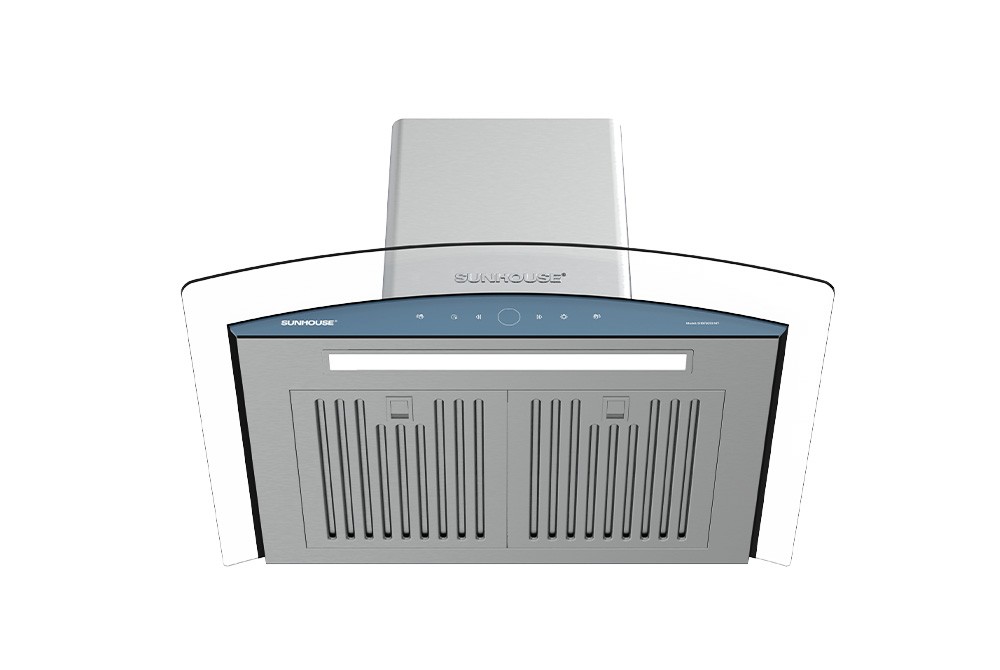 Máy hút mùi kính cong 70cm Sunhouse SHB72072-MT-Cảm ứng