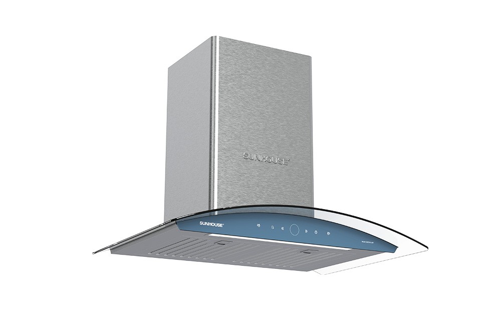 Máy hút mùi kính cong 70cm Sunhouse SHB72072-MT-Cảm ứng