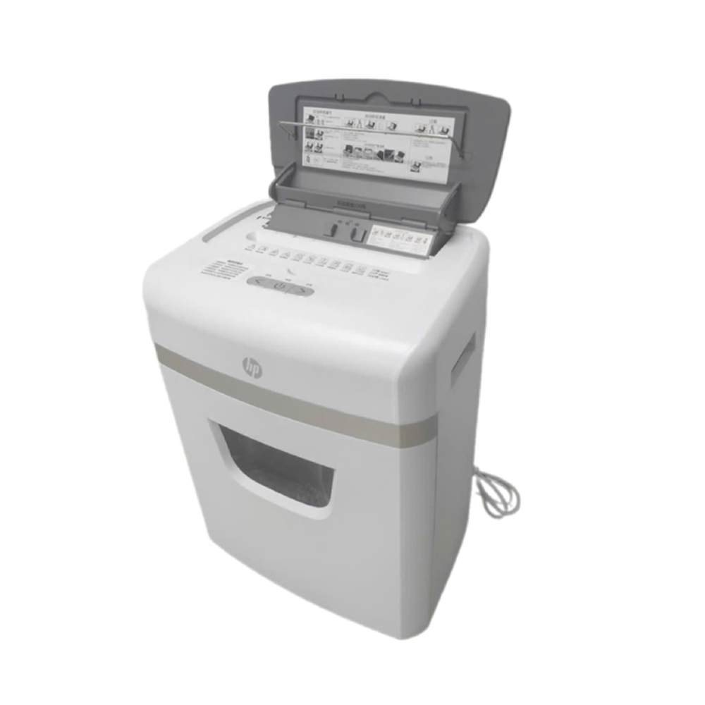 Máy hủy tài liệu HP W23120CC (Hủy sợi/ 10 Tờ/lần/ A4/A5, dung tích 23L, động cơ DC)