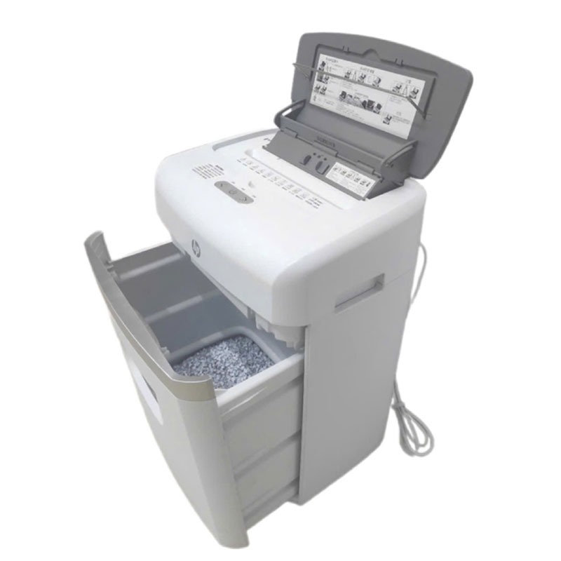 Máy hủy tài liệu HP W23120CC (Hủy sợi/ 10 Tờ/lần/ A4/A5, dung tích 23L, động cơ DC)