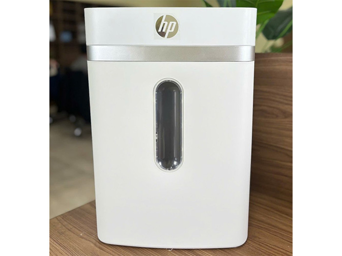 Máy hủy tài liệu HP W2312CC (Hủy sợi/ 12 Tờ/lần/ A4/A5, dung tích 23L, động cơ DC)