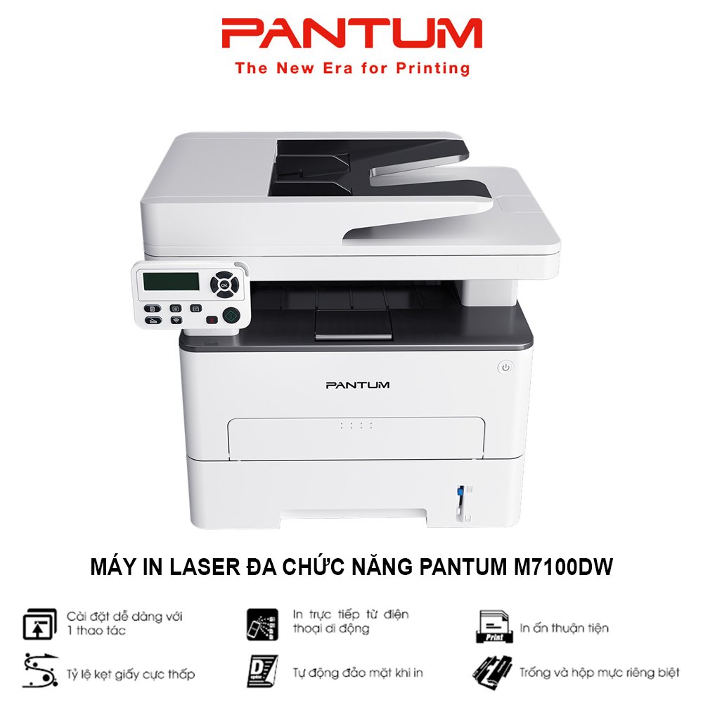 Máy in Đa chức năng Pantum M7100DW(in, copy, scan,duplex, wifi)