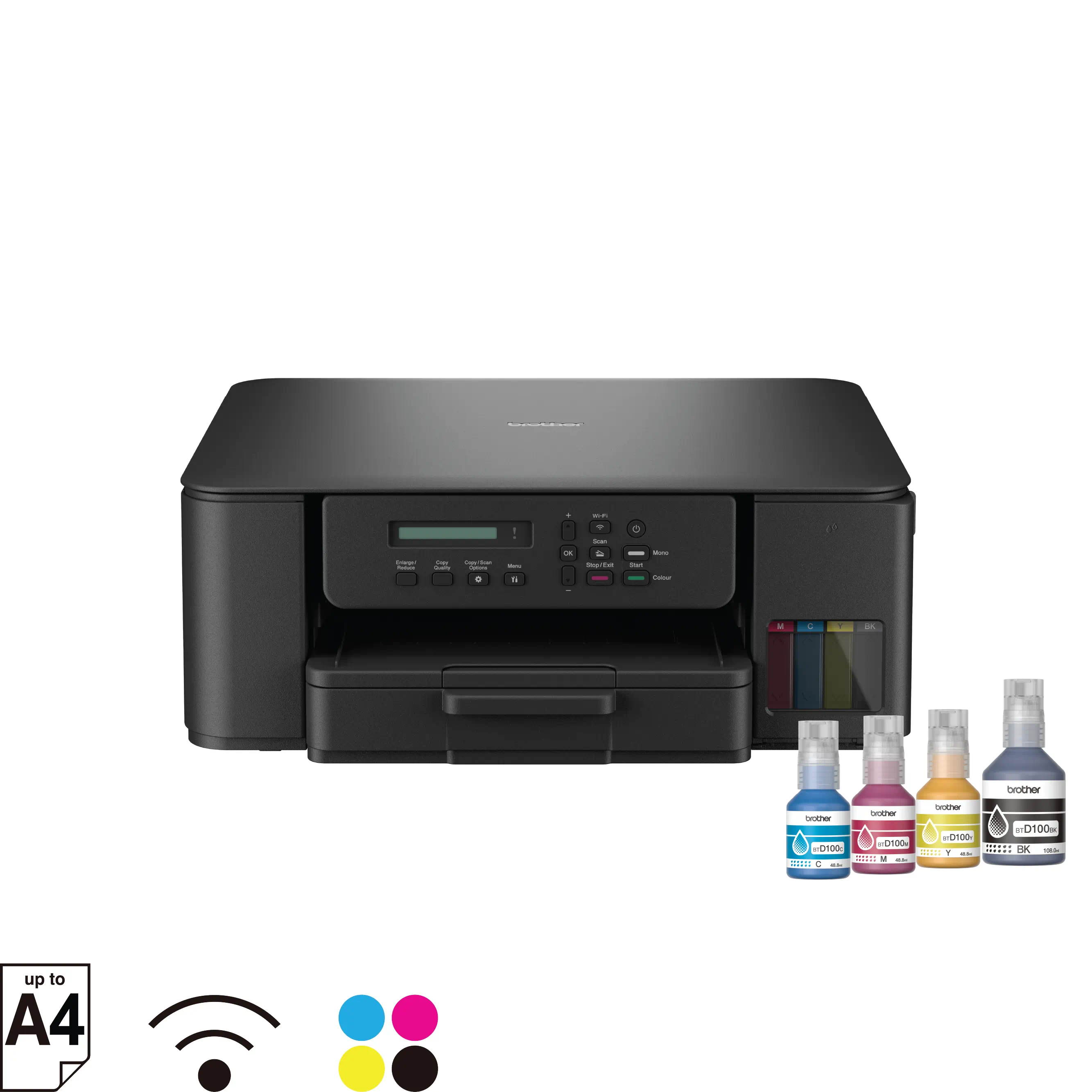 Máy in phun màu Brother DCP-T530DW (In/Copy/Scan/Duplex/ADF/USB/WIFI)