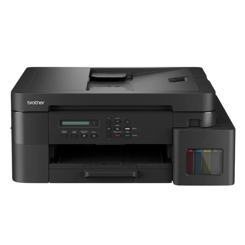 Máy in phun màu Brother DCP-T830DW (A4/A5/ In/ Copy/ Scan/ Đảo mặt/ ADF/ USB/ WIFI)