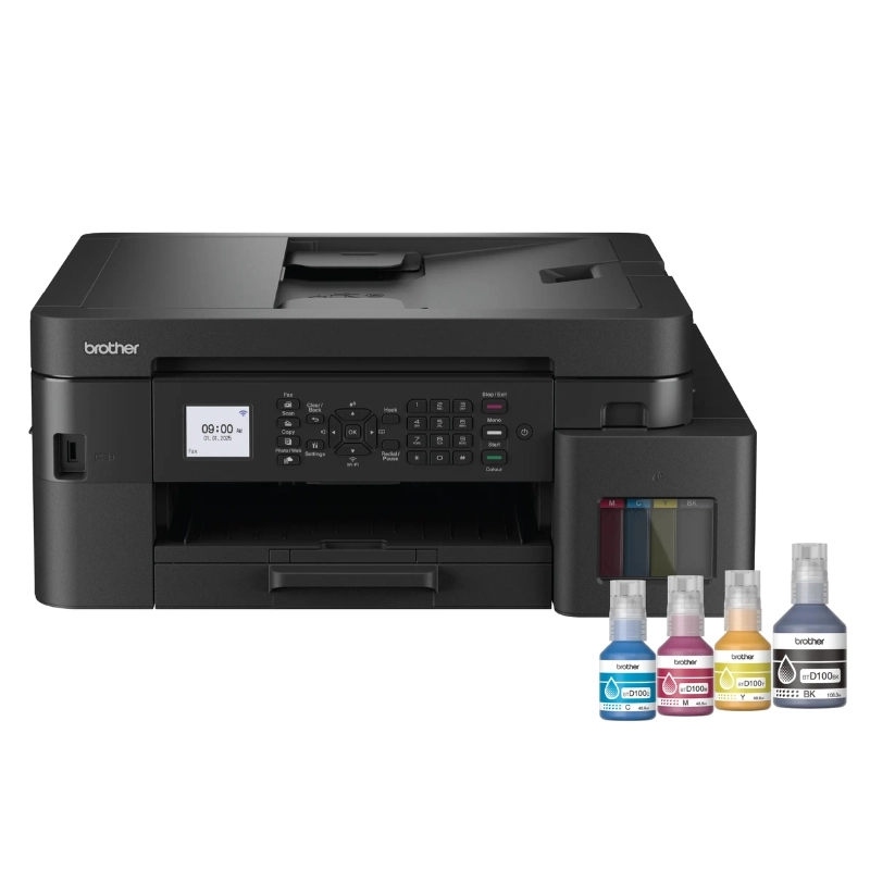 Máy in phun màu Brother MFC-T930DW (A4/A5/ In/ Copy/ Scan/ Fax/ Đảo mặt/ ADF/ USB/ WIFI)