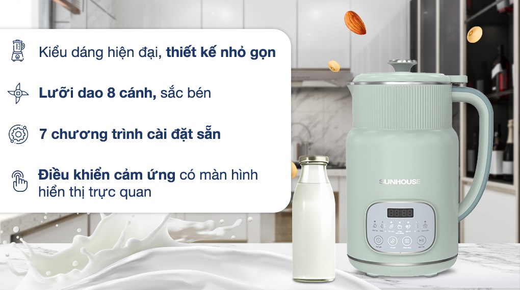 Máy làm sữa hạt Sunhouse SHD5260