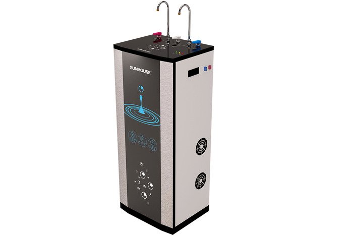 Máy lọc nước nóng lạnh 10 lõi Sunhouse SHR76210CK