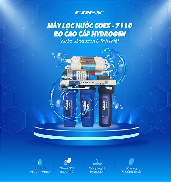 Máy Lọc Nước Coex 10 cấp Hydrogen WP-7110 KV