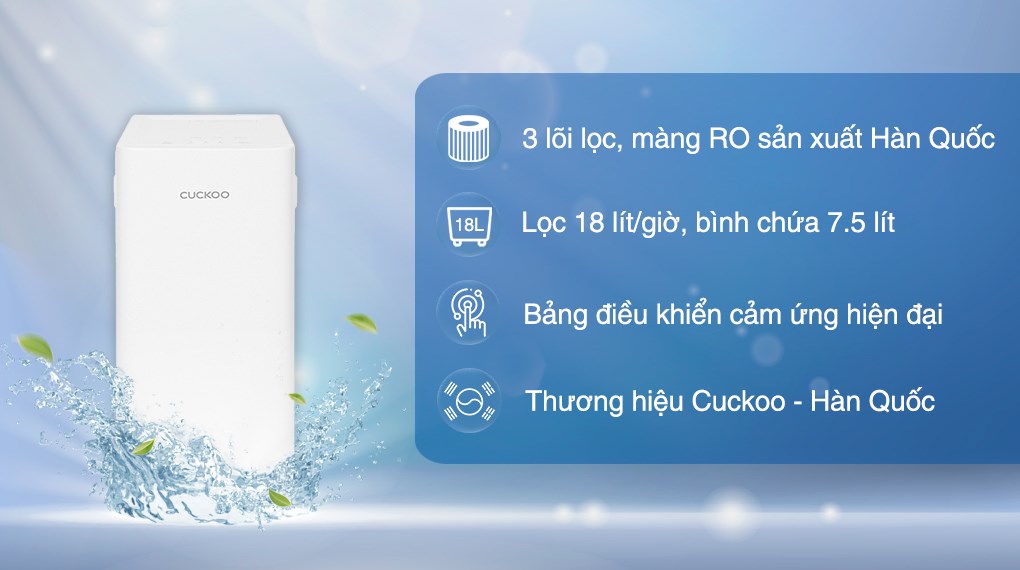 Máy Lọc Nước Cuckoo CP-YR701UW