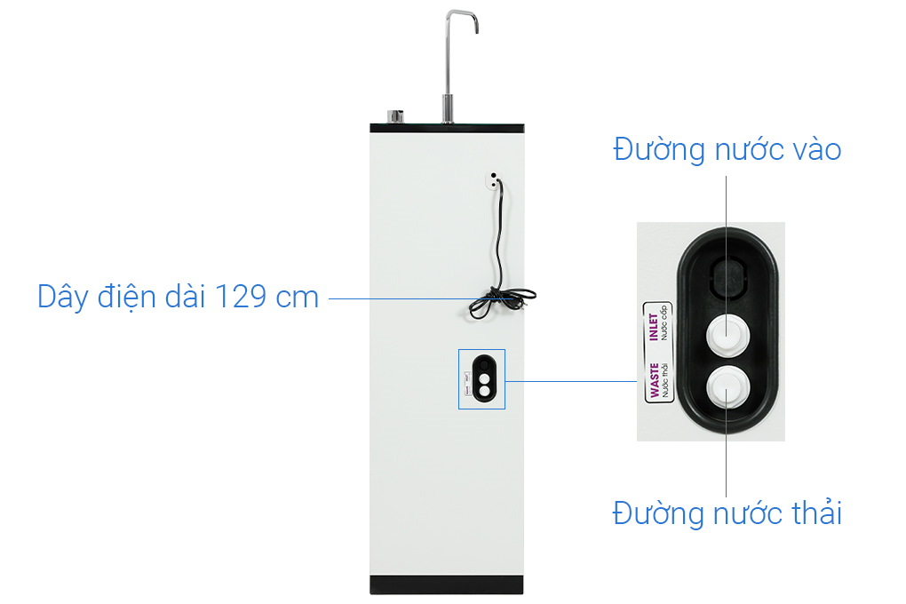 Máy lọc nước ion kiềm Mutosi Hydrogen 10 cấp MP-S1001H