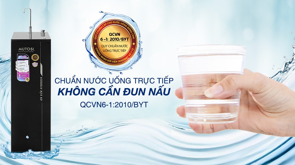 Máy lọc nước ion kiềm Mutosi Hydrogen 10 cấp MP-S1001H