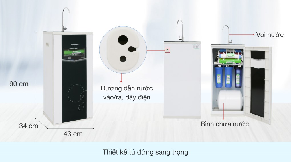 Máy lọc nước Kangaroo 9 cấp RO KG109A VTU