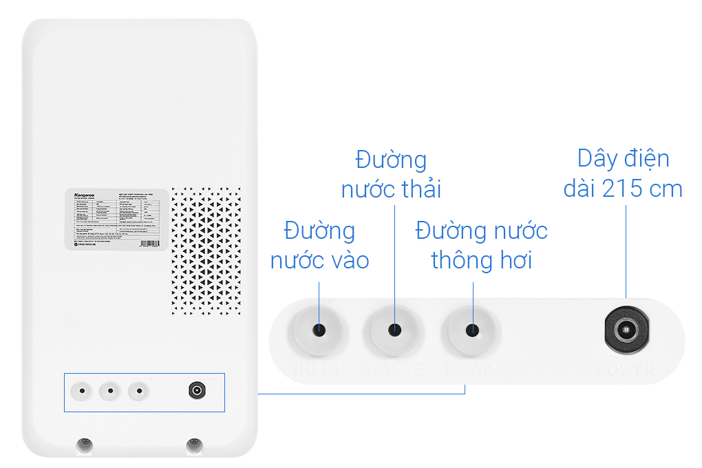 Máy lọc nước Kangaroo Hydrogen để bàn KG400HD