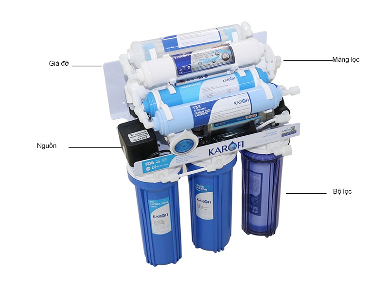 Máy lọc nước Karofi SRO 8 cấp - Không tủ KT-KS80