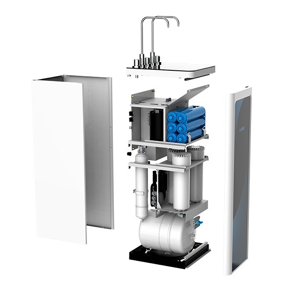 Máy lọc nước nóng lạnh 10 cấp Karofi KAD-D52