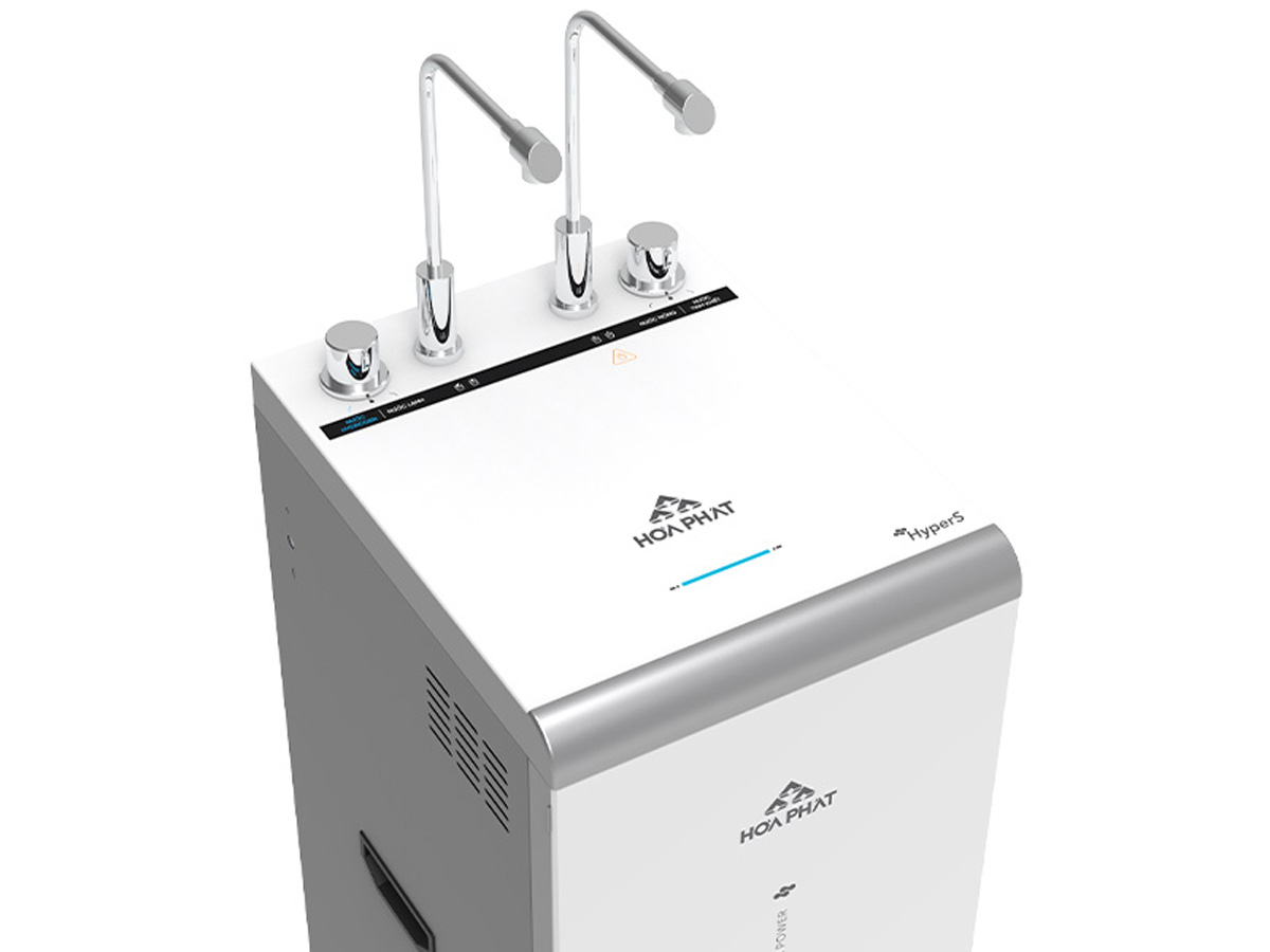 Máy lọc nước nóng lạnh Hydrogen ion kiềm 12 cấp Hòa Phát HPA885
