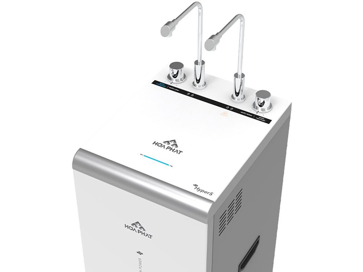 Máy lọc nước nóng lạnh Hydrogen ion kiềm 12 cấp Hòa Phát HPA885