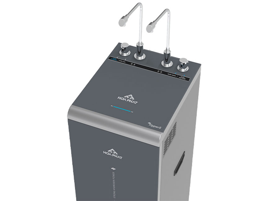 Máy lọc nước nóng lạnh Hydrogen ion kiềm 12 cấp Hòa Phát HPA886