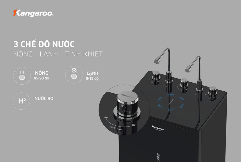 Máy lọc nước nóng lạnh Kangaroo 10 cấp infinity KG10A2I