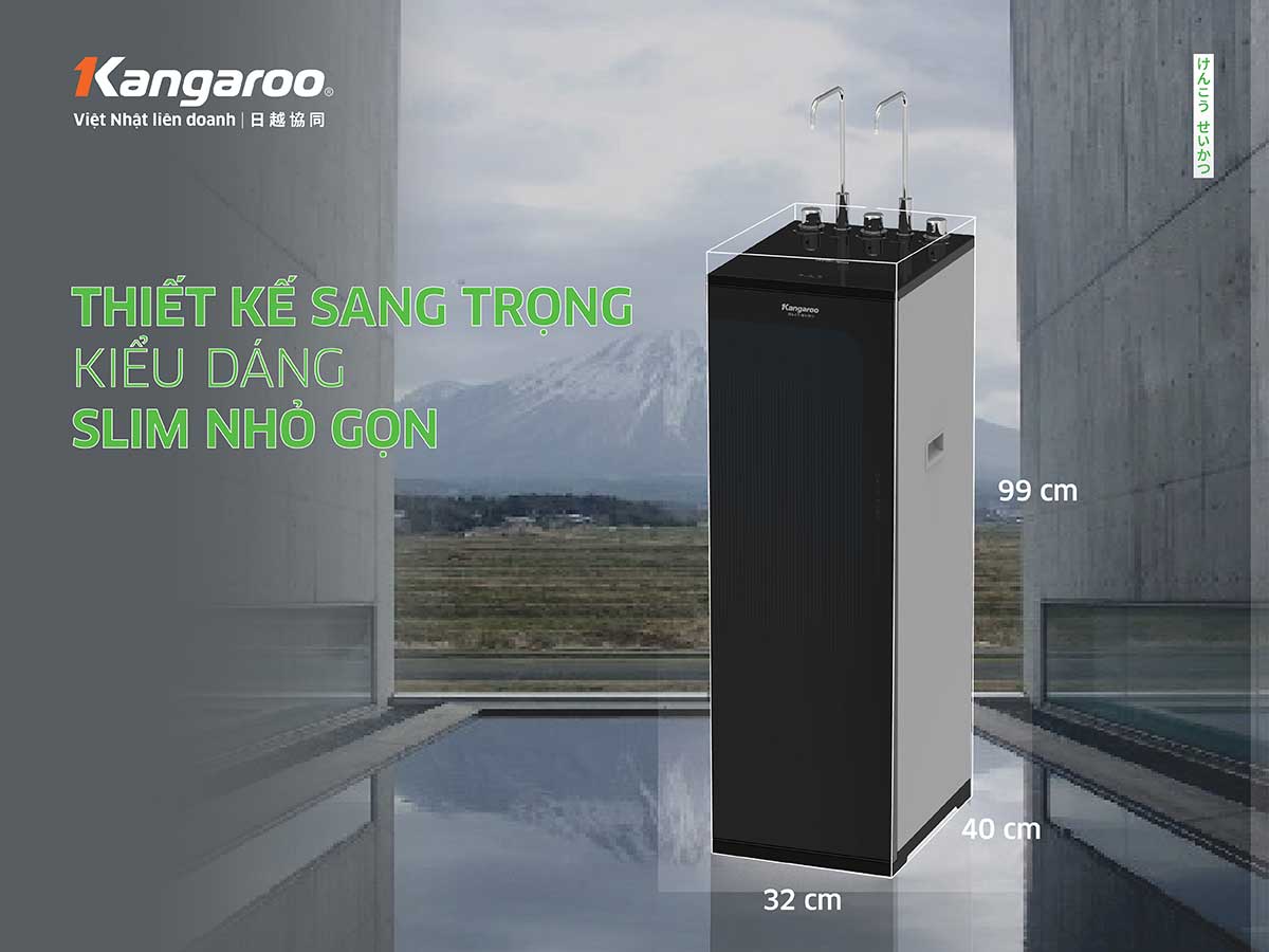 Máy lọc nước nóng lạnh Kangaroo 10 cấp RO Infinity KG10A16