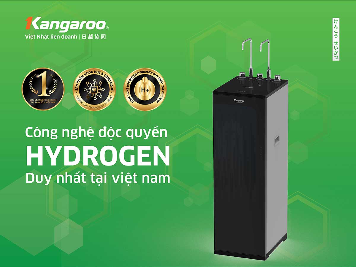 Máy lọc nước nóng lạnh Kangaroo 10 cấp RO Infinity KG10A16