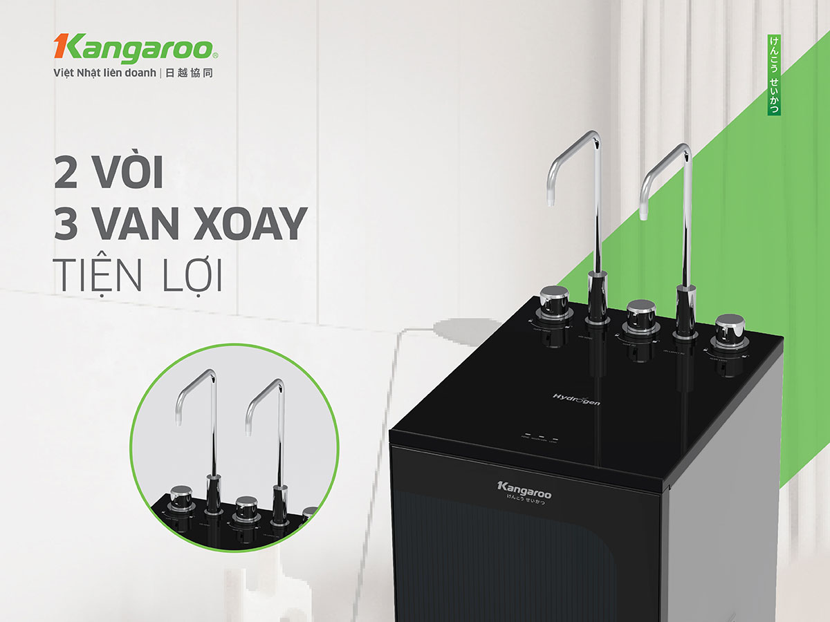 Máy lọc nước nóng lạnh Kangaroo 10 cấp RO Infinity KG10A16