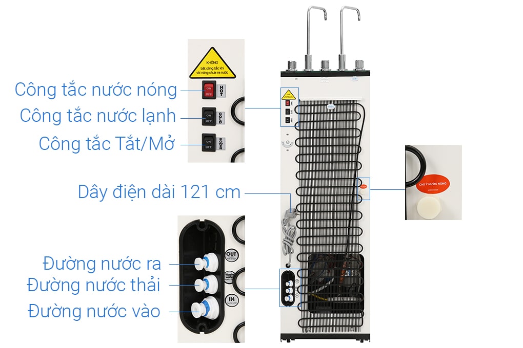Máy lọc nước nóng lạnh Karofi Optimus Duo O-D138