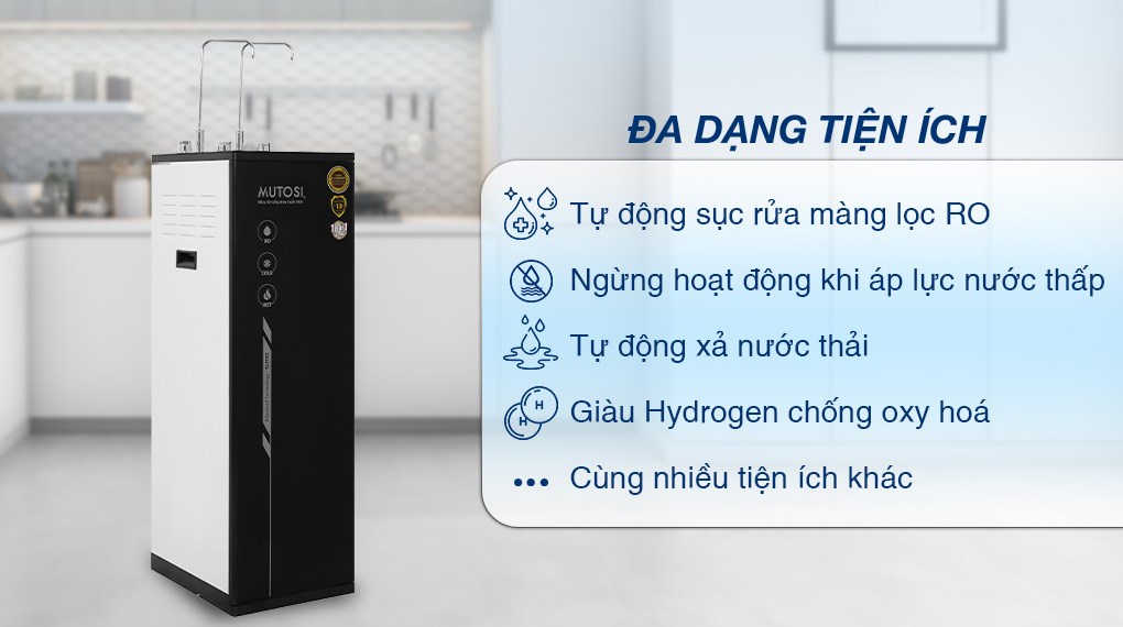 Máy lọc nước nóng lạnh nguội Mutosi RO 10 cấp MP-S1011