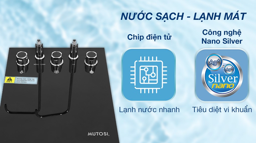 Máy lọc nước nóng lạnh nguội Mutosi RO 10 cấp MP-S1011