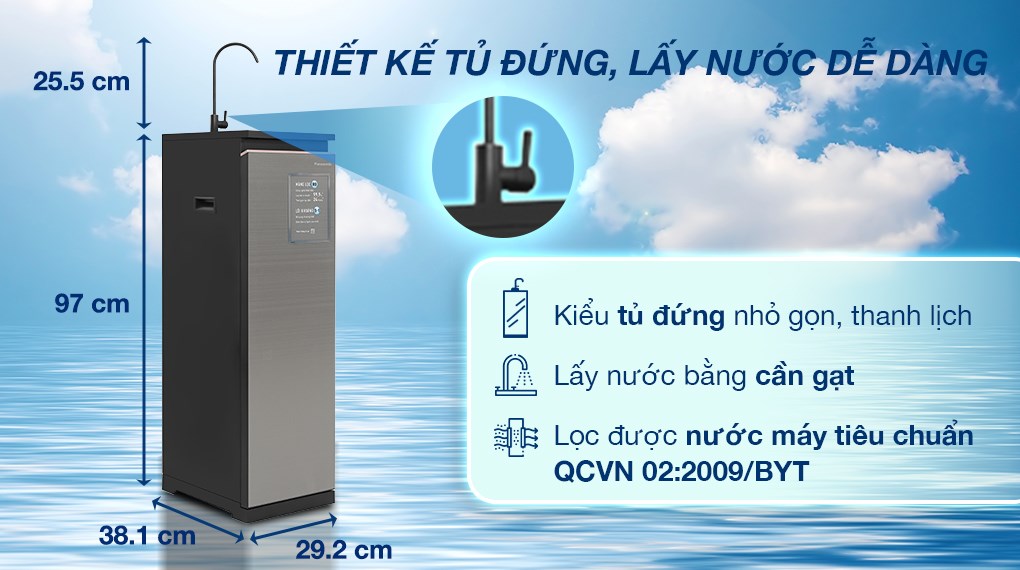 Máy lọc nước Panasonic 11 lớp lọc RO TK-CA813F-VN -Malaysia