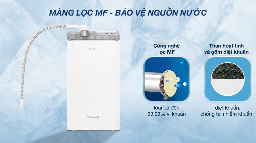 Máy lọc nước Panasonic ion kiềm Panasonic TK-AS500-ZVN