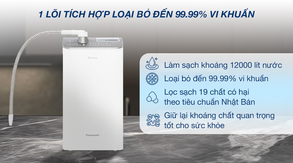 Máy lọc nước Panasonic ion kiềm Panasonic TK-AS500-ZVN