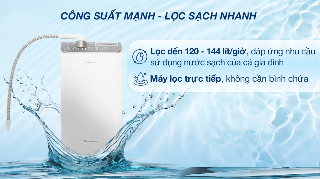 Máy lọc nước Panasonic ion kiềm Panasonic TK-AS500-ZVN